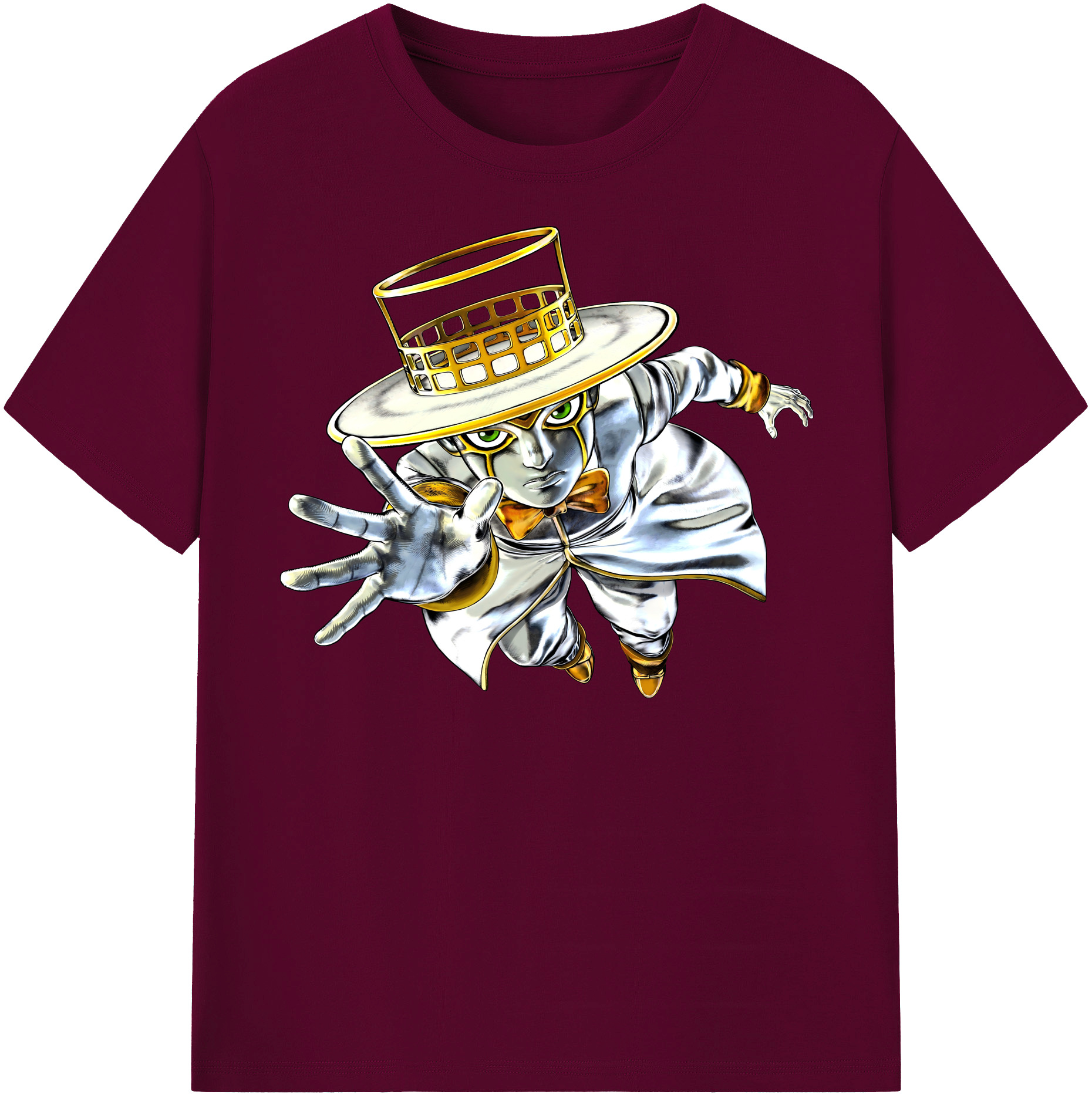 （画像用） ジョジョの奇妙な冒険 岸辺 露伴（きしべ ろはん） JoJo's Bizarre Adventure Rohan Kishibe レディースカジュアルプリントTシャツ（綿100％）